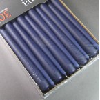 Box of 30 x 24.5cm Dark Blue Dinner Candles
